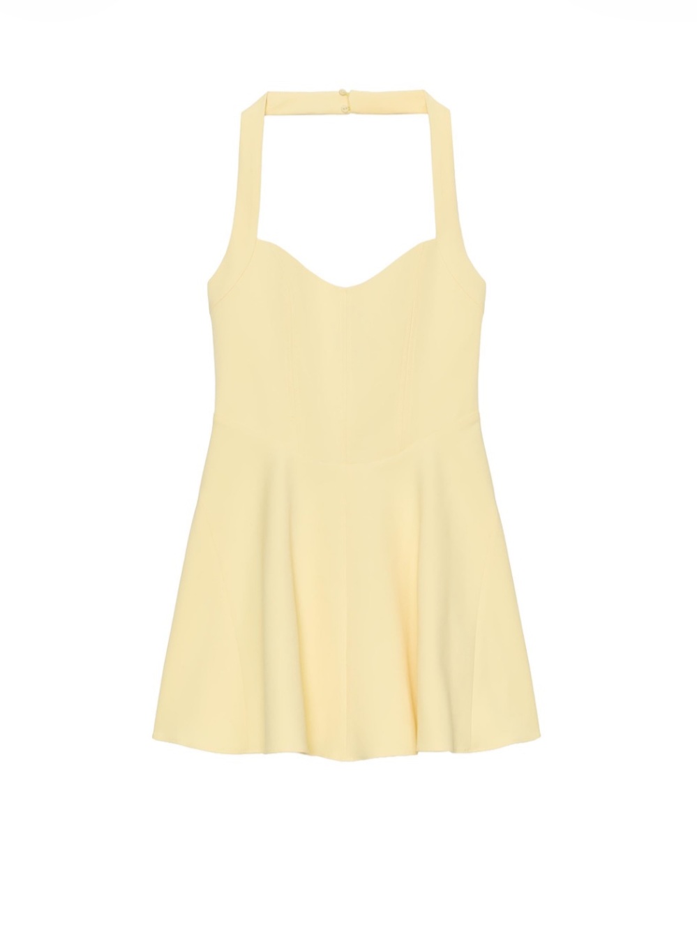 Halter Swing Dress - Yellow